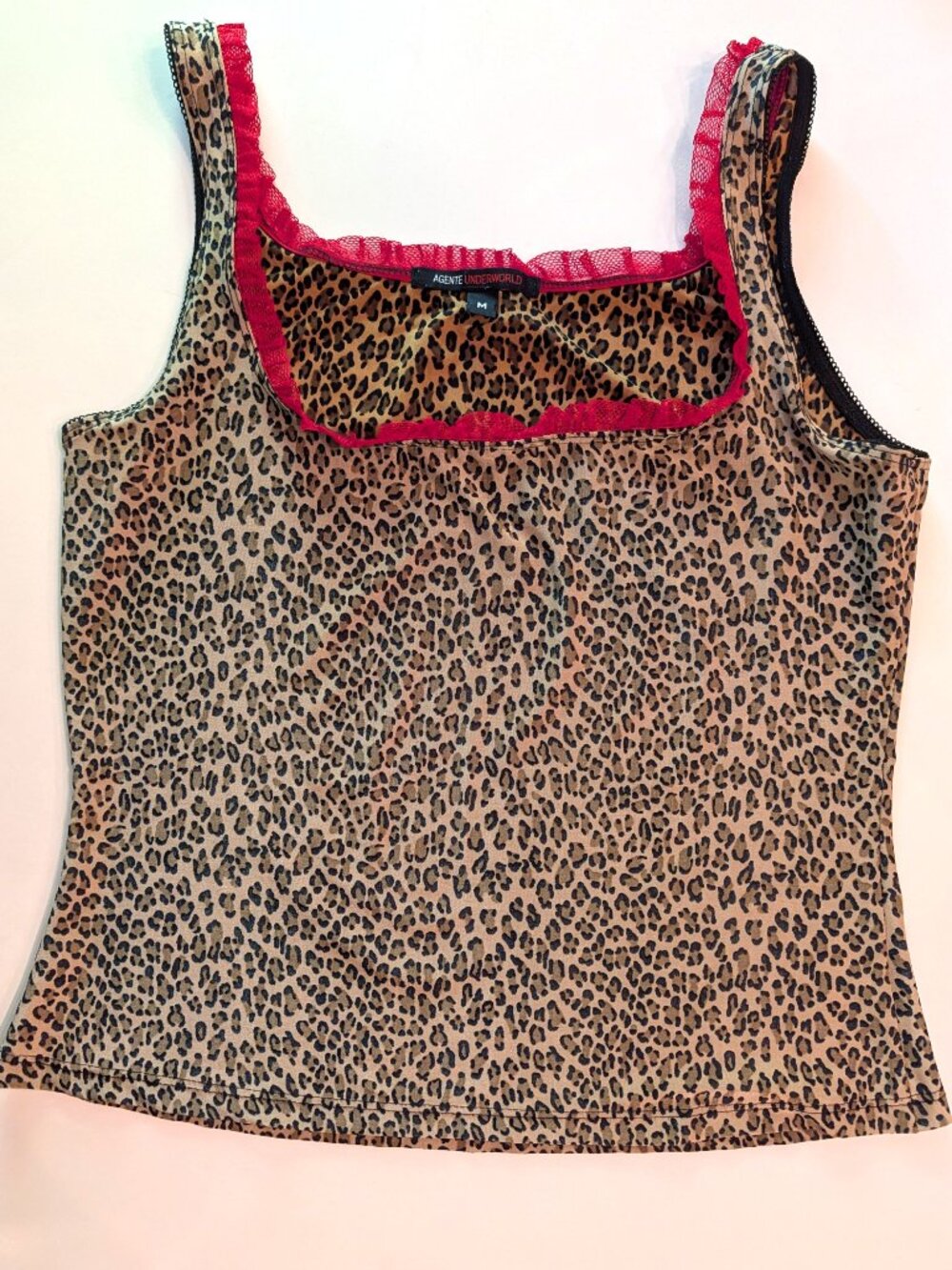 Agent Underworld vintage leopard print camisole
